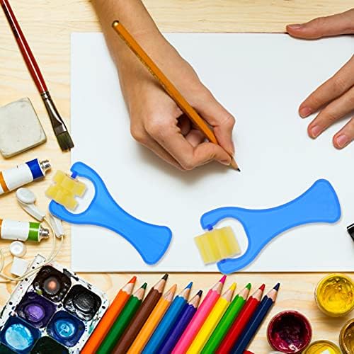תקופת פעוטות צבע עגול ספוג 8 יחידות ציור צביעה מברשת רולר מברשת DIY צביעה מברשת לילדים למבוגרים
