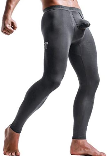 תחתונים תחתונים סקסיים תרמיים של גברים, מכנסי חותלות נמוכים נמתחים נמתחים תחתונים מודאליים ארוכים ומכנסיים מכנסיים