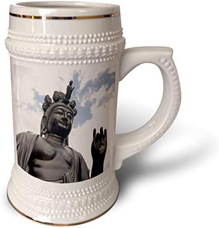 3drose Buddha, God of Mercy, Kyoto, Japan -AS15 STE0200 - Shin Terada - 22oz Stein Mug