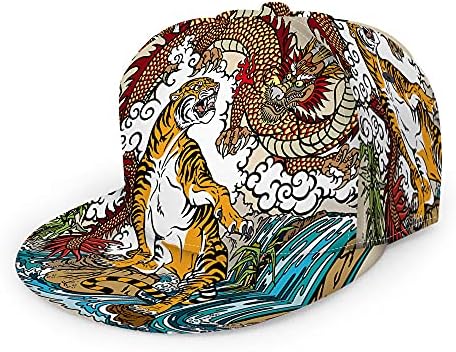 וונדר את הדרקון הסיני טייגר טייגר כובע בייסבול נוף מפל מפל סנאפבק כובע יוניסקס משאית כובע היפ