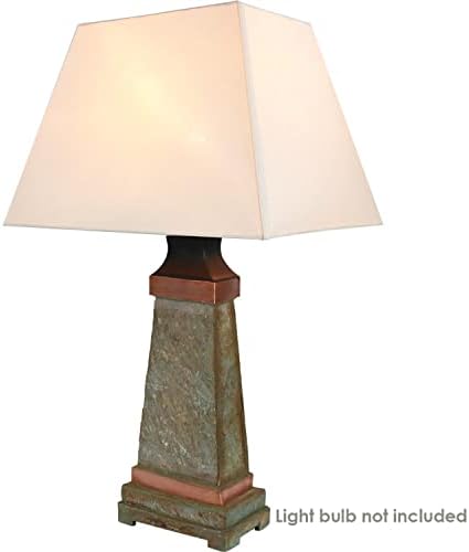 מנורת שולחן מקורה/חיצוני של סאנידזה - נחושת עמידה במזג אוויר נוקבת אור צפחה - תאורה טבעית ומתכתית מתכתית