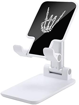 Rock n גולגולת יד מגולגלת מצחיק שולחן עבודה מתקפל מחזיק טלפון סלולרי נייד אביזרי שולחן עמדות מתכווננים