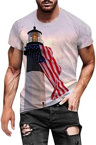 חולצת שמלה של קיץ גברים גברים עצמאיות קיץ אופנה 3D הדפסת דיגיטל חולצת T