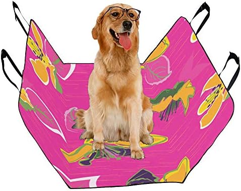 מותאם אישית חם קיץ עיצוב סגנון רטרו הדפסת רכב מושב מכסה לכלבים עמיד למים החלקה עמיד רך לחיות