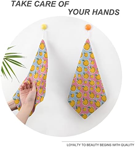 מגבת ידיים מגבת פירות צהובה מגבות מגבות מנה עיצוב שרוך לספורט מטבח אמבטיה