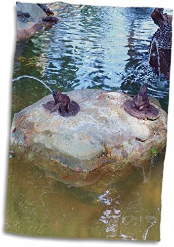 3drose פלורן דקורטיבית - מזרקת צפרדעים - מגבות