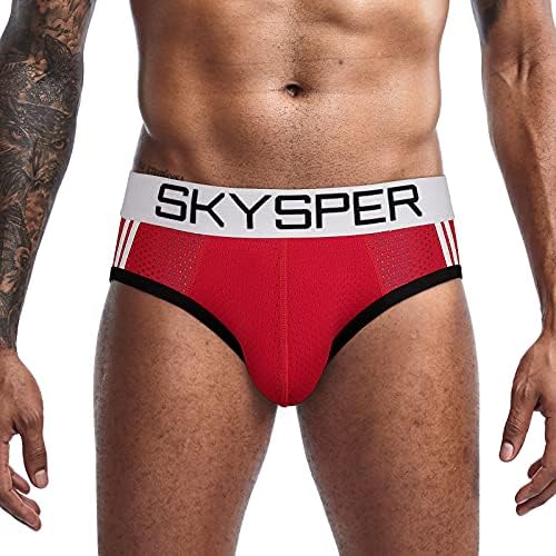Skysper Mens Jockstrap תחתוני רצועות ג'וק תומכים אתלטים גברים לגברים