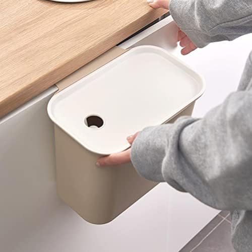 פחי פסולת מטבח ויקאסקי 1. 98 ליטר / 7. 5 ליטר תליית אשפה יכול עם מכסה פלסטיק קטן אשפה יכול
