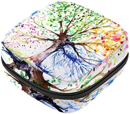 צבעי גלגל המזלות הצבעוניים הדפסים סניטריים שקיות אחסון מפיות תיק תקופת תקופת נערות נערות שקיות