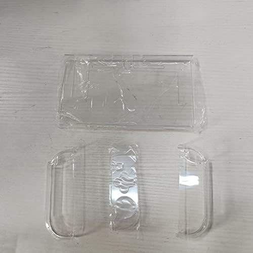 DBSUFV כיסוי מגן מחשב ברור למתג נינטנד, מארז פלסטיק זכוכית ניתנת לניתוק, מעמד, בסיס, אספקת קונסולה