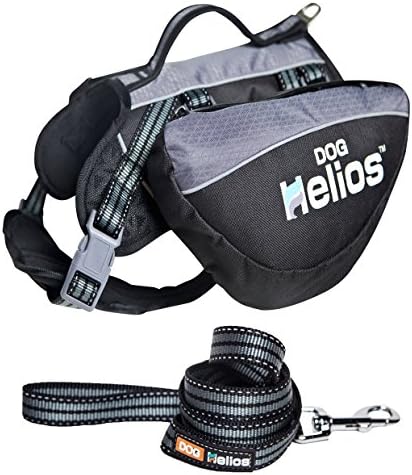 Doghelios Freestyle 3-in-1 Explorer אופנה ספורטיבית להמרה של תרמיל כלבים לחיות מחמד, רתמה ורצועה, בינוני,