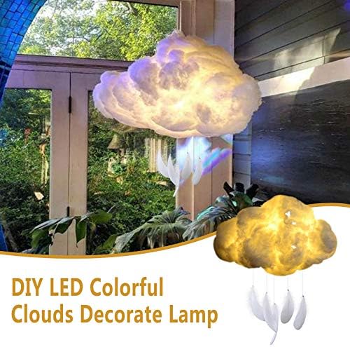 אור סויומי לבן עשה זאת בעצמך עננים לילדים עבודת יד30 מ ל מנורת ענן יצירתית לילה לד עיצוב בית חם כיסויי