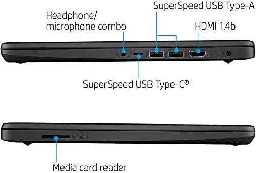 מחשב נייד דק וקל בגודל 14 אינץ', מעבד ליבה כפולה של אינטל, איל 32 ג 'יגה-בייט, אחסון 64 ג' יגה-בייט, חיי סוללה
