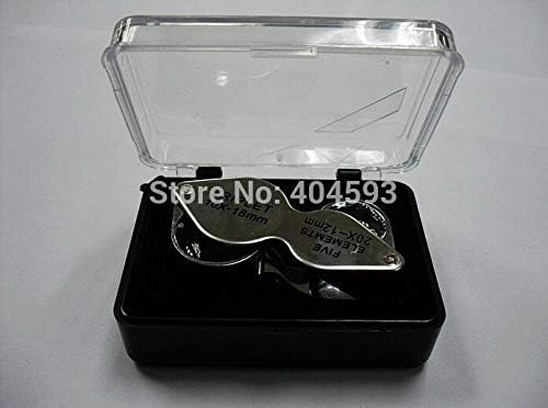חלקי כלי 10 על 20 תכשיטנים כפולים עין זכוכית מגדלת מגדלת פנינת זכוכית מגדלת