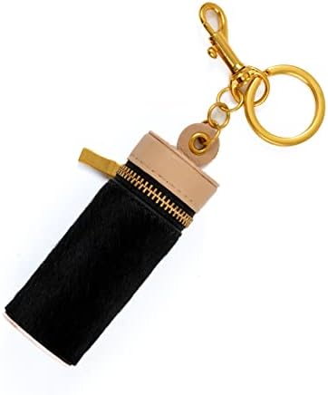 קקדו נאפה ליאהר רוכסן שפתון מקרה עם מחזיק מפתחות מחזיק מפתחות מחזיק מפתחות