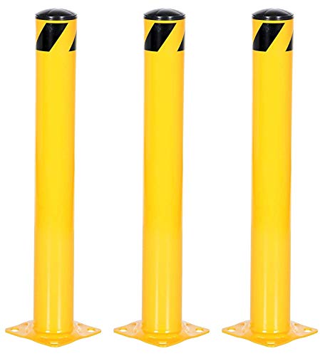 VESTIL BOL-36-4.5 צינור אבקת צינור צינור צינור בטיחות בולארד, פלדה, 4-1/2 OD, 36 גובה
