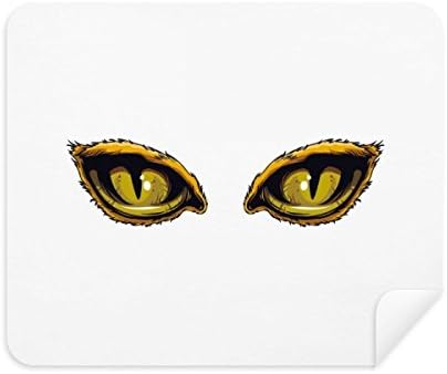 קריקטורה בעלי החיים חתול עין קישוט ניקוי בד מסך מנקה 2 יחידות זמש בד