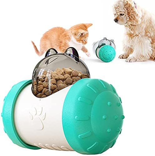 Lkjybg iq כלב כלב פינוק כדור צעצועי כלבים אינטראקטיביים כלבים מתכווננים טיפול בכדור-יכול להקל