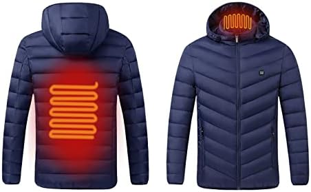 LOLMOT WINTER בגדים חמים חיצוניים מחוממים לרכיבה על סקי טעינה דיג באמצעות מעילים חמים עם משקל בינוני מחומם