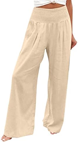 מכנסיים קפלים ברגליים רחבות שורשיות נשים מכנסיים מזדמנים רופפים מכנסיים מזדמנים קלים קלים קלים מכנסי