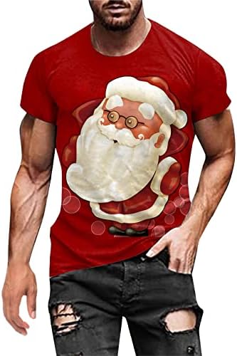 Xxbr 2022 גברים אופנה סתיו חורף שרוול קצר מזדמן חג המולד 3d מודפס חולצות טקס אופנה חולצה שרוול ארוך