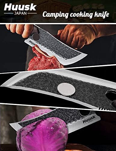 מזויף בשר קליבר סכין עם נדן צרור עם 8 נירוסטה יפני שף סכין