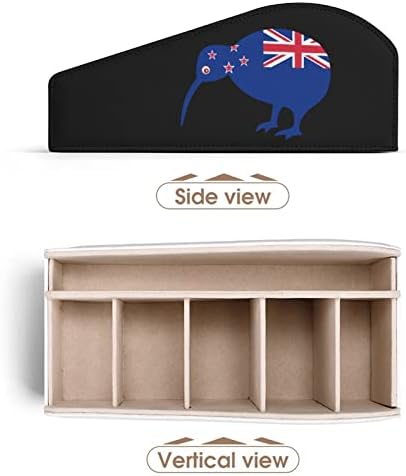 ניו זילנד דגל קיווי טלוויזיה שלט רחוק מחזיק עם 6 תאים נושא כלים תיבת שולחן אחסון ארגונית עבור בלו ריי מדיה