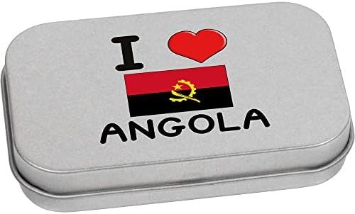 80 ממ 'אני אוהב אנגולה' מתכת פח/קופסת אחסון