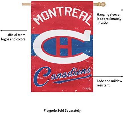 קבוצה ספורט אמריקה מונטריאול קנדינס NHL דגל בית פשתן וינטג