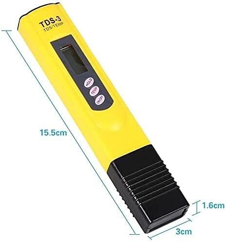 מד TDS מדויק, בדיקת איכות מים דיגיטלית LCD בדיקת טוהר עט פילטר TDS TDS TESER 0-9990 PPM טמפרטף