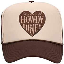 כובע משאיות מערבי/Howdy Honey/Snapback מתכוונן/כובע אוטו