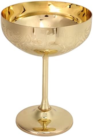 בלוף אדום יין גביע, מתכת שמפניה גביע יין מגניב חקוק דפוס אלגנטי להרגיש בנוח 304 עבור בית