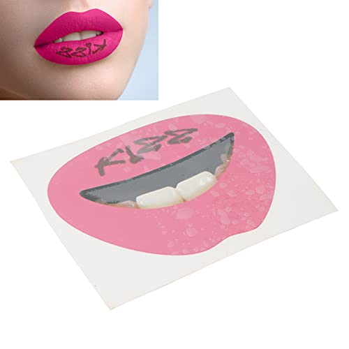 מדבקות נשיקה, מדבקות שפתיים רחבות יישום שונות למלאכות דקורטיביות לבית לאביזרי תמונות לקישוט המסיבות