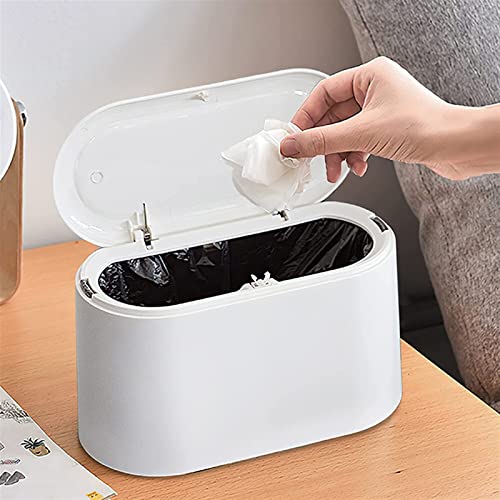 פח אשפה זבל של פח חדר אמבטיה פח אשפה עם מכסה זבל קטן יכול פח פלסטיק זעיר מקפיץ סלי פסולת של משטח המשרדים למטבח
