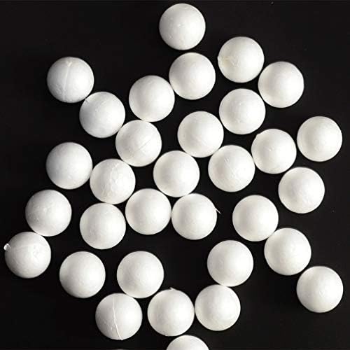 כדורי קצף מלאכה של 25 יחידות כדורי קצף מלאכה 7 סמ כדורי קצף לבנים כדורי מלאכה קלקר כדורי קלקר כדורי דוגמנות