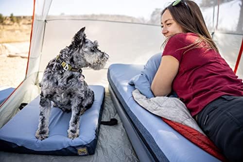 Hest מיטת כלבים גדולה - מזרן כלבים חיצוני נייד, עמיד לכלוך ומים, 44 L x 30 W, מומלץ ל -60 קילוגרמים. כלבים