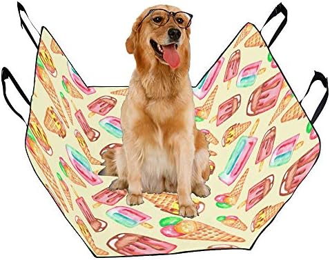 כיסוי מושב כלב עיצוב מותאם אישית פרחי סגנון רקע הדפסת כיסויי מושב לרכב לכלבים עמיד למים עמיד עמיד