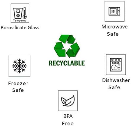 פמורה בורוסיליקט זכוכית מיקרוגל בטוח כיכר מזון אחסון מיכל עם מכסה פתח האוורור