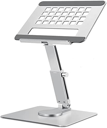 טבליות zjhyxyh שולחן כתיבה Riser 360 סיבוב רב-זווית מתכוונן מחשב נייד מתקפל