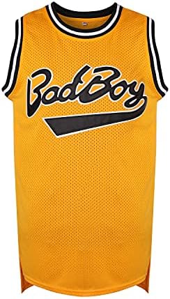 Mesospero Badboy 72 Biggie Smalls סרט ידוע לשמצה בגדי היפ הופ גדולים של שנות ה -90 לגברי הכדורסל של