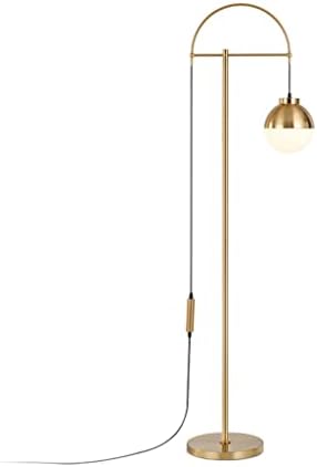 LIRUXUN מנורת זהב נורדי מנורת רצפה סלון תוספות חדר שינה פוסט -מודרני E27 תאורה עומדת לחדר שינה בסלון