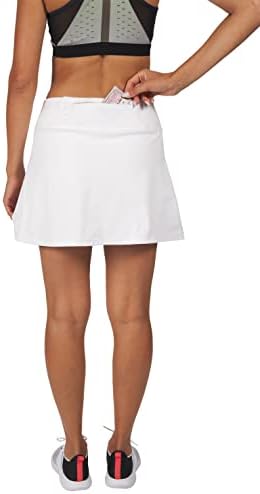 סגנון אזור חצאית טניס אתלטית חצאית ספורט לנשים עם כיסים קפלים בגדי גולף ספורטיביים לאימון