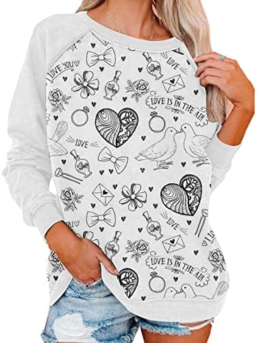 חולצות פסחא לנשים 3/4 צמרות שרוול לבוש מזדמן חמוד מודפס 2023 חולצות טרנדיות חולצות רופפות טוניקות רכות