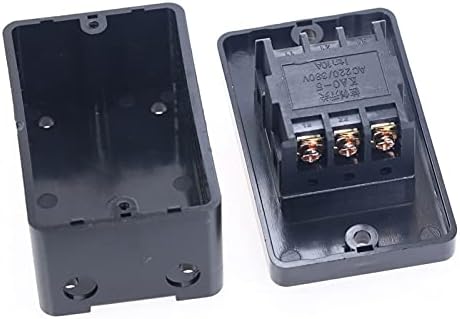 כפתור Toggle 2pin Snap AC 6A 250V 10A 125V הפעלה/כיבוי SPST מיני נדנדה מתג שחור לסירת רכב רכב ומכשירי