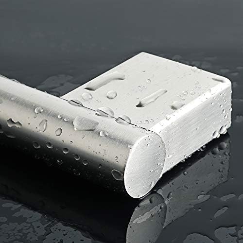 מתלה מגבות WXXGY מדף מעקה שכבה כפולה יניקת נירוסטה קיר קיר הרכבה מחזיק אמבטיה מתלה אמבטיה אביזרי אמבטיה